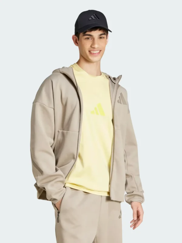 Nouvelle veste de survêtement à capuche entièrement zippée Z.N.E.