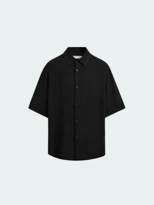Chemise homme à carreaux en jacquard fluide