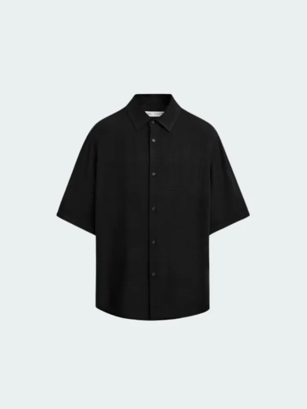 Chemise homme à carreaux en jacquard fluide