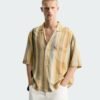 CHEMISE HOMME À CARREAUX EN JACQUARD FLUIDE